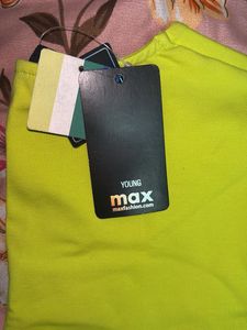 Neon Green Crop Top