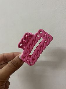 Hair Clips: Rose,Butterfly &amp; Chain Set