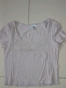 H&M Basic Scoop Neck Top