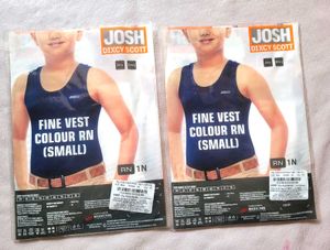NEW JOSH DIXCY SCOTT Baby Vest Set of 2 | 3–6M |