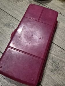 Pink Tupperware long lunch box  tiffin