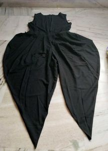 Stylish Black Jumpsuit with Dhoti Pants