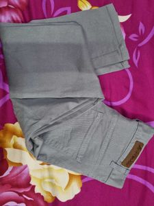 Men's Grey Casual Pants