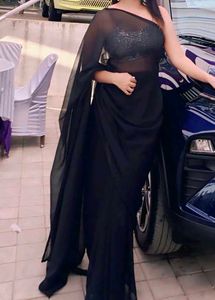 Elegant Black Saree