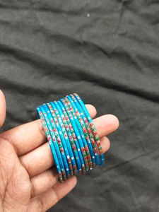 Pink &amp; Green Bangle Set