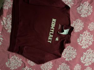 Maroon Quarter Zip Sweatshirt