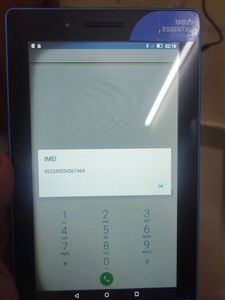Lenovo calling tab ( display line)
