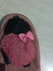 Cozy Pink Fuzzy Slippers