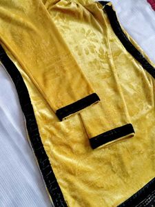 Elegant Yellow &amp; Black Kurta🎀💗