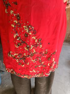 Party Wear Red Suit