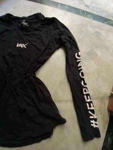 HRX Black Long Sleeve Top