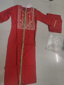Libas silk blend kurta set with dupatta new wi