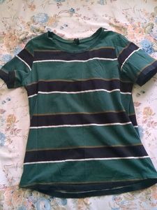 Max striped green tee