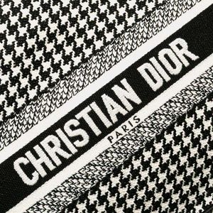 Christian Dior Houndstooth Tote