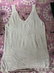Sparkly V-Neck Tank Top