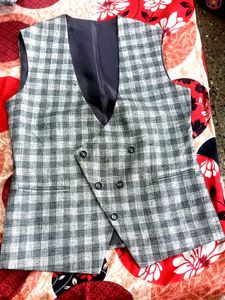 Checked Blazer