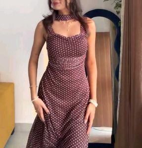 Elegant Polka Dot  dress