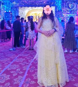 Yellow Lehenga choli.             No Coins Negotia