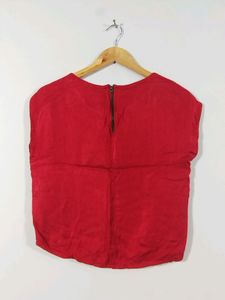 Red Embroidered Top (Women)