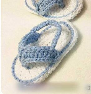 Handmade Crochet Baby Sandals