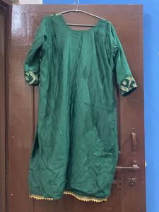 Emerald Green Embroidered set