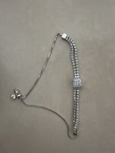 Sparkling Rhinestone Bolo Bracelet