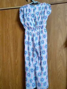 boho floral jump suit