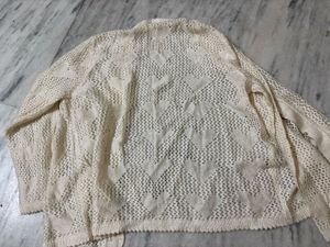 Cream Knit Shrug Sweater