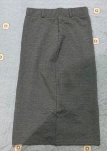 Classic Grey Pencil Skirt