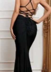Sparkling Black Evening Gown