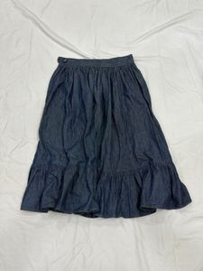 Denim Midi Skirt