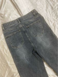 Grey Flare Jeans