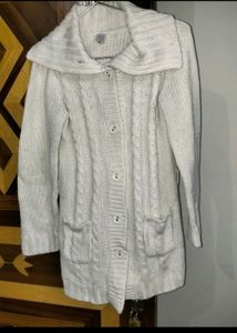 Cozy Cream Cable Knit Cardigan