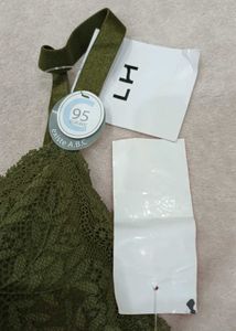 Lace Bralette - Olive Green