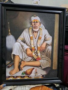 Framed Sai Baba Painting
