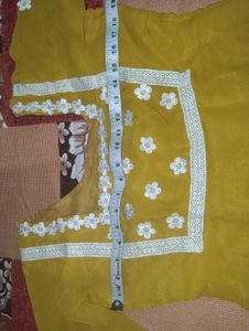 Mustard colour suit set