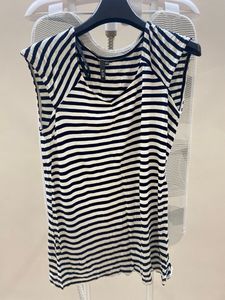 Classic Navy & White Striped Top