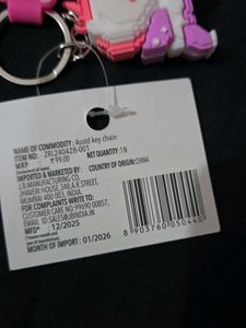 Cute Unicorn "LUCKY" Keychain