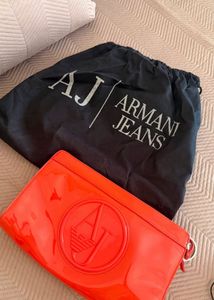 Orange Clutch Bag
