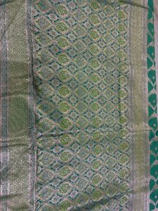 Beautiful Green Silk Saree