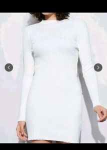 White  Mini Dress ,💖