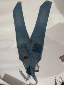 tommy denim dungaree set