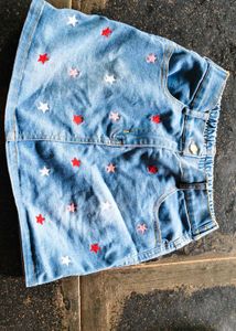 Denim Skirt , short buy 1 get one free