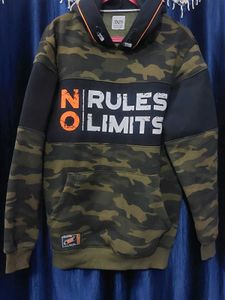 Camouflage Print Hoodie