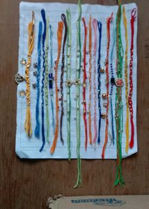 Handmade Thread UN 🧵 rakhi 18 piece