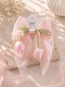 Cute Pink Bow Hair Clip