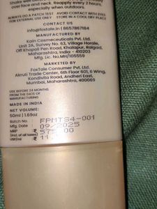 Foxtale Tinted Fluid Sunscreen