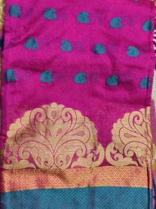 Pink & Green Ethnic Saree