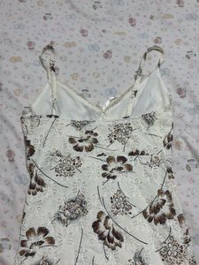 Vintage Floral Lace Camisole dress