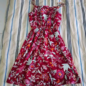 Floral Print Mini Dress